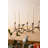 IRON TAPER CANDELABRA WITH BIRDS