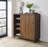 Quitaque 2-Door Shoe Cabinet in Oak