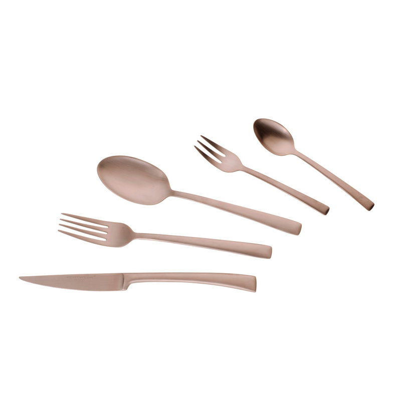 Avelino 30 Piece Cutlery Set, Service for 6, Bronze