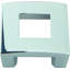 Centinel 1 3/4" Length Square Knob-769322451