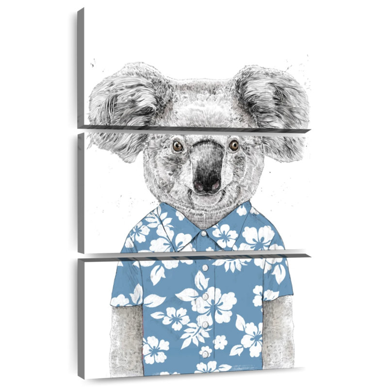 Summer Koala, 45" H x 28" W