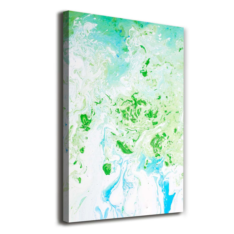 Abstraction Stains - Wrapped Canvas Print