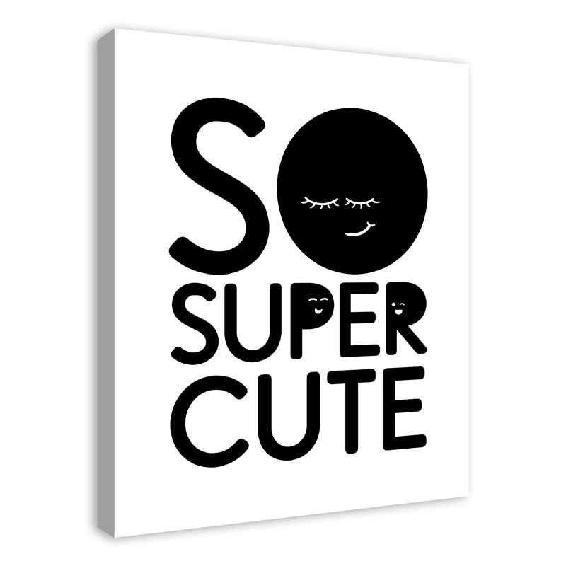 « so super jolie », art sur toile Mak, H 30 po x l 24 po x P 1,25 po, Toile tendue