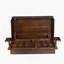 Lit escamotable avec port USB et tablettes amovibles de chaque côté, lit escamotable en pin massif pour bureau personnel, chambre d'amis-108780393-108780395