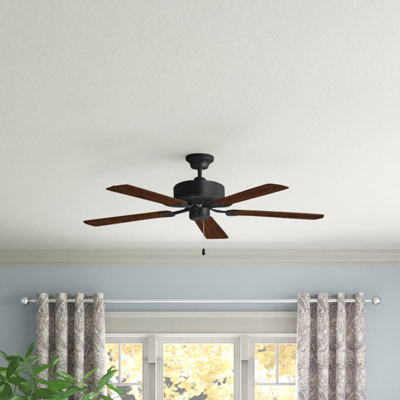 Aaden 52'' Ceiling Fan, English Bronze, Walnut