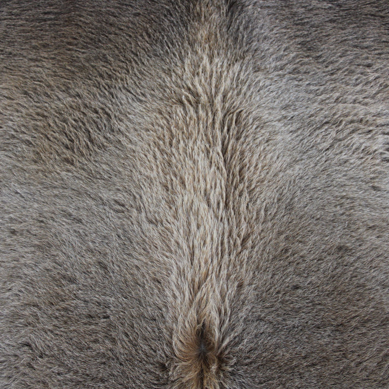 Cowhide Rug Tan Grey