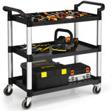 38.5'' H x 40.5'' W Utility Cart with Wheels