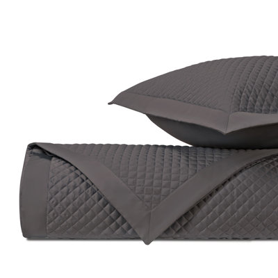 Diamond Quilted Sateen Coverlet Set
