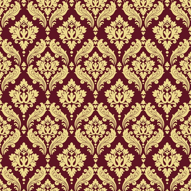 Le Damasse, Gold Burgundy
