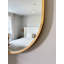 Delmarie Metal Oval Mirror