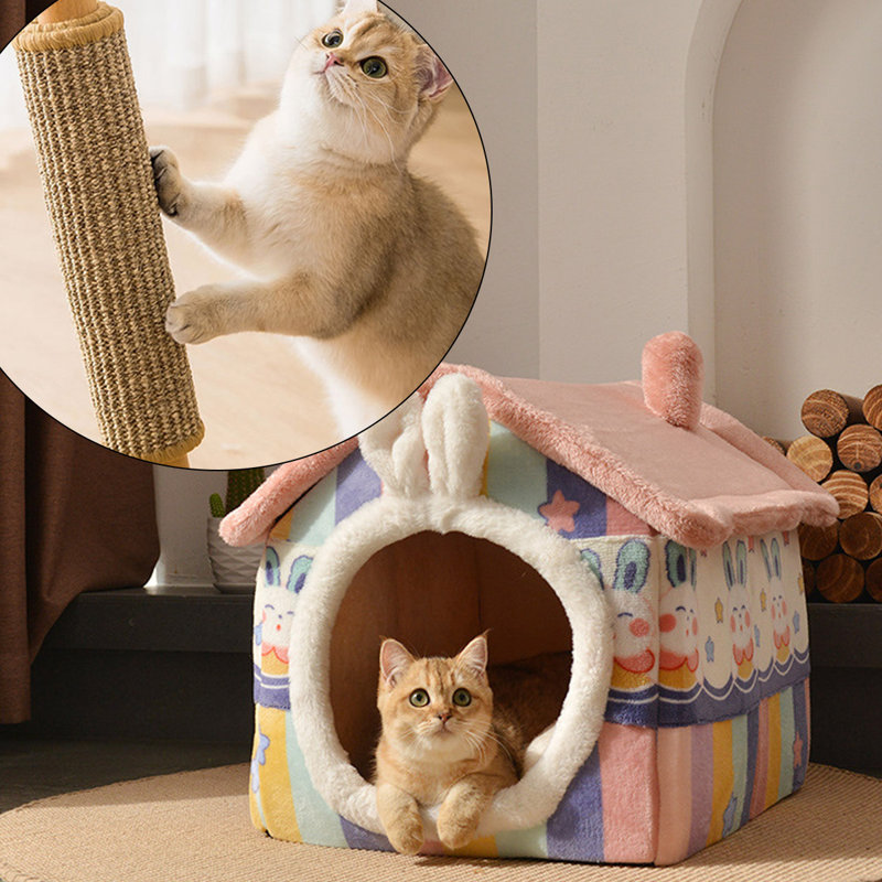Dorcent Nest Pet Bed, Small (14.1" L x 16.9" W)