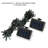 Solar Powered String Lights 2 Pack - 39' Long White LED Lights, Steady or Twinkle Mode