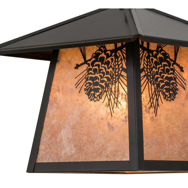 1 - Light Pendant, 17" H x 11.75" W x 8.25" D