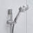 Bathroom 10-Inch Shower System - Matte Black Wall Mounted Faucet With 5-Spray Handheld And Slide Bar Faucets Head For