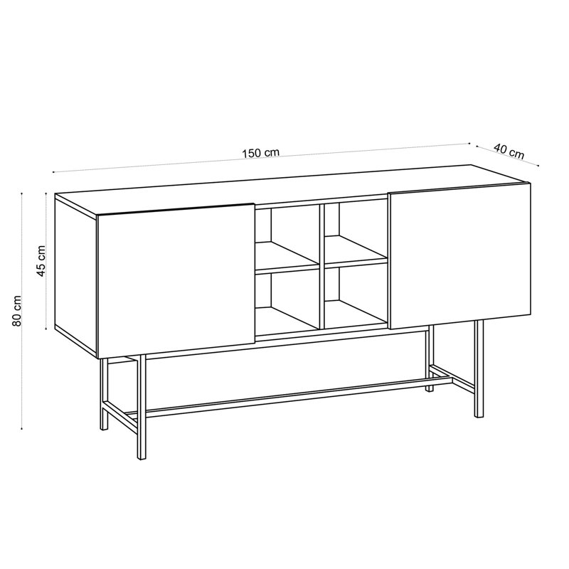 Galahad 150cm Sideboard
