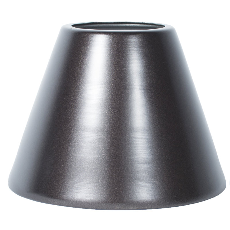 5 in. H Metal Bell Lamp Shade, Oil-Rubbed Bronze