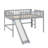 Low Loft Bed With Ladder And Slide-1004230133