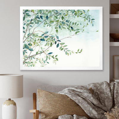 " Green Leaves Scenery Minimalism II "