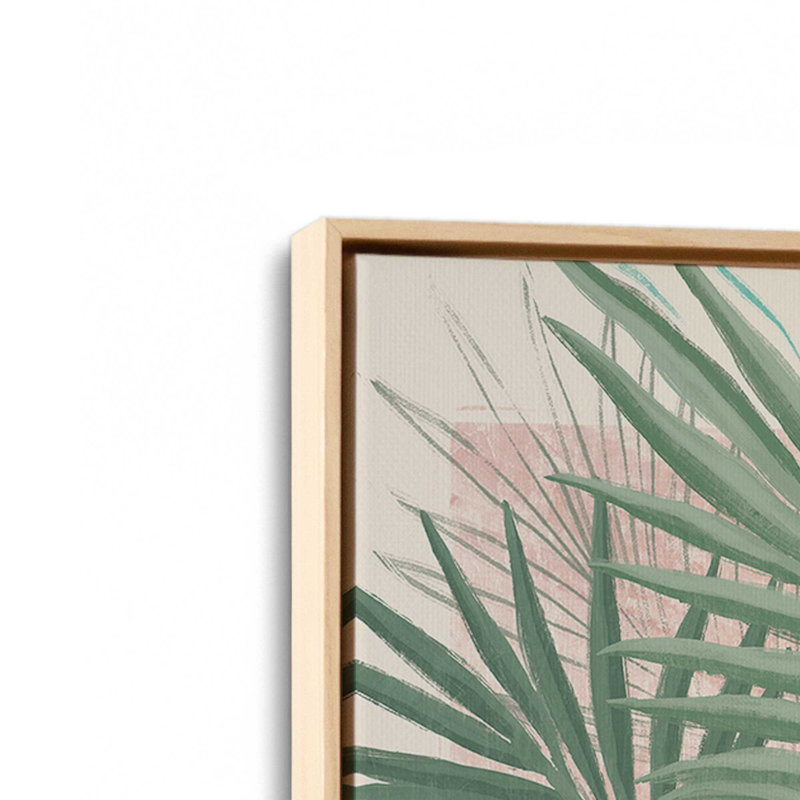 «Jungle Majesty», reproduction sur toile, Cadre flottant en érable américain, H 18,75 po x l 12,75 po x P 1,75 po