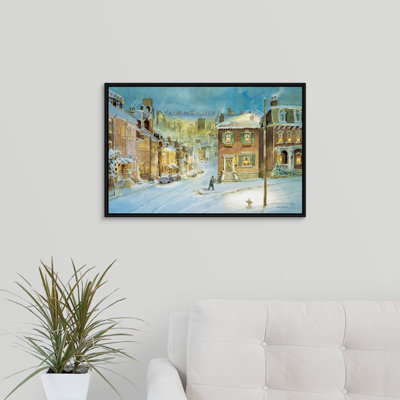 « christmas réveillon » par jess hager, peinture sur toile