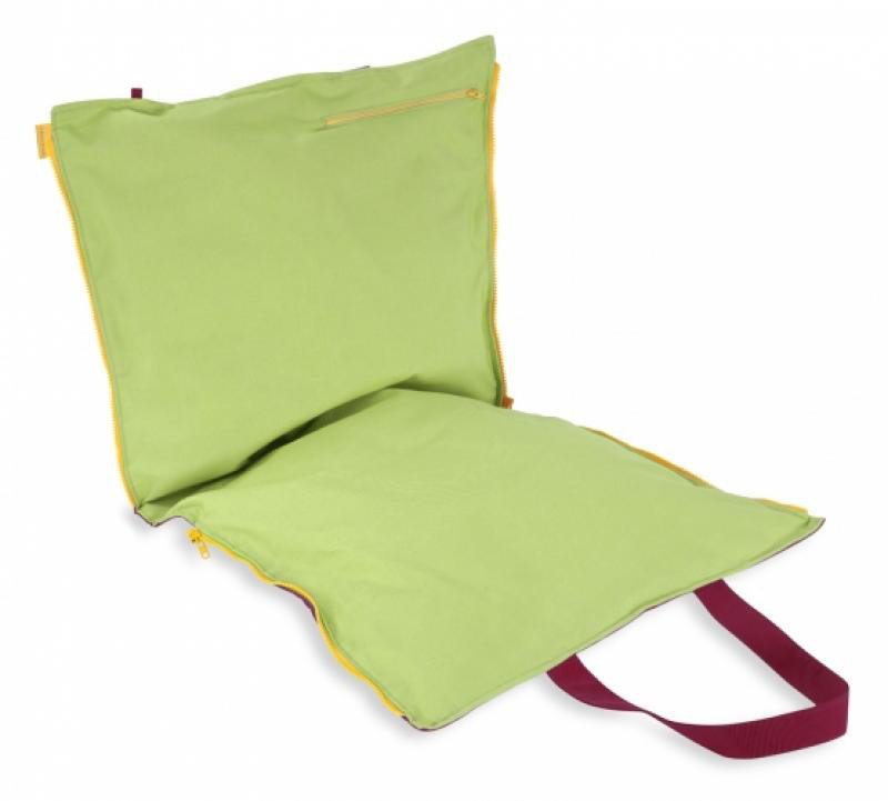 Hhooboz Garden Chair Cushion, Fandango/Pink/Green