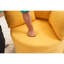 Chaise ergonomique en tissu avec fonction pivotante et rangement pratique rembourré-1124332422