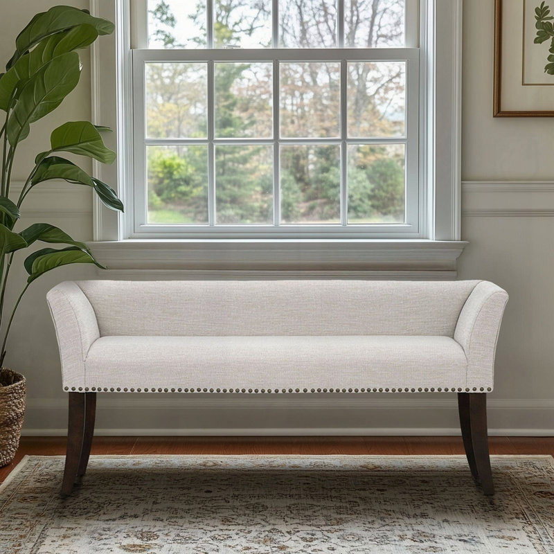 Banc rembourré, Cream