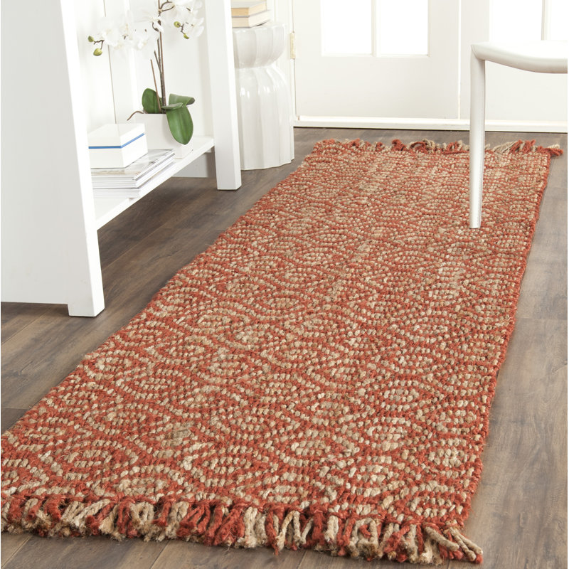 Blakeman Geometric Jute / Sisal Hand Woven Area Rug, Rectangle 152 x 244 cm