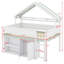 Lit mezzanine avec armoire de rangement spacieuse Dreamy-33876830