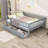 Wood Daybed with Two Drawers-133426895-133363242