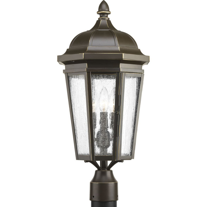 Tête de lanterne à 1 lumière H 22,63 po Florence-Graham, Bronze antique