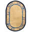 Antique Peking Chinese Allover Yellow 1900s Rug