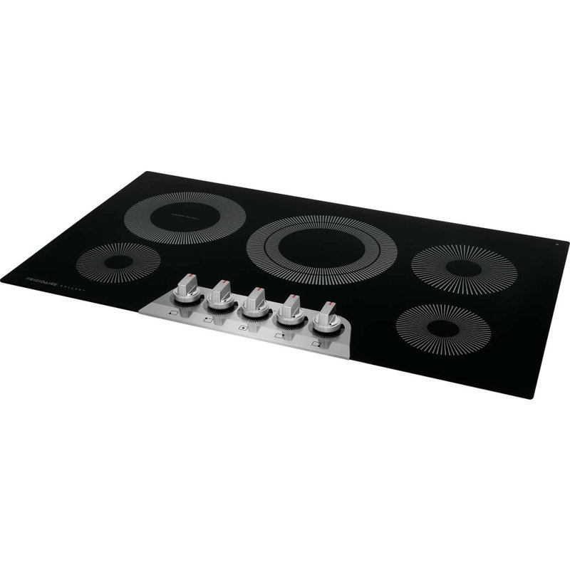 Plaque de cuisson électrique 36,75 po à 5 éléments Frigidaire Gallery, Noir/gris