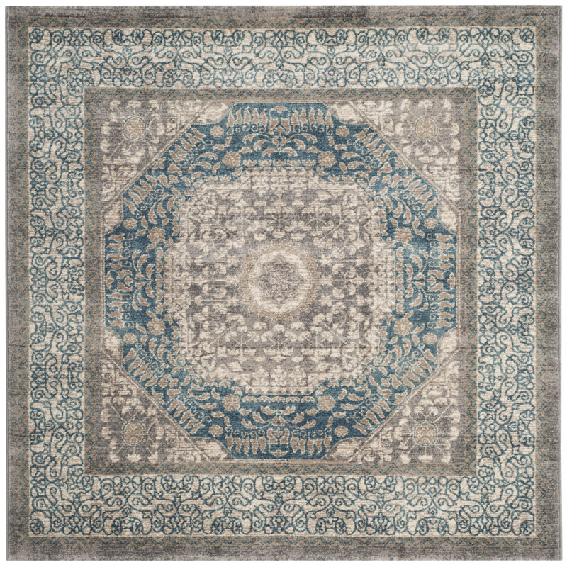 Tapis performance oriental Sofia Weigle, Carré 3 pi