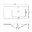 32"x18" Vanity Top Ceramic Bathroom Sink  Porcelain Rectangle Single Basin Sink with Single Faucet Hole and Overflow Hole