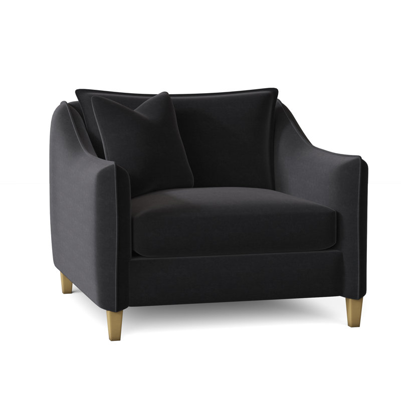 Joli Armchair, Antique Gold, Akiko Graphite Performance 5534-011