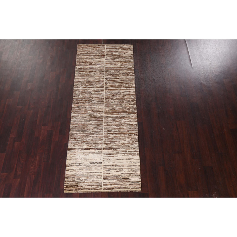 Handmade Gabbeh Runner Rug 3x8