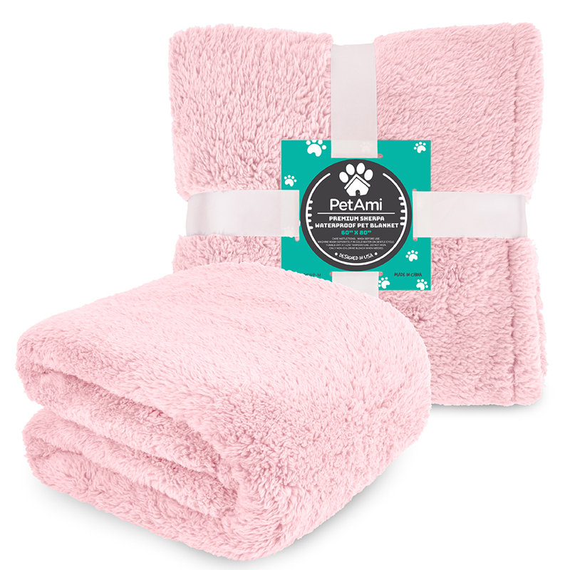 Molleton Sherpa, Rose, 60 po x 80 po