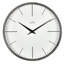 Acctim Leksvik Wall Clock Quartz Minimalist Bent Ash Wood Case Grey 42cm