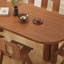 Ensemble de table en bois massif de style français rétro-109512872