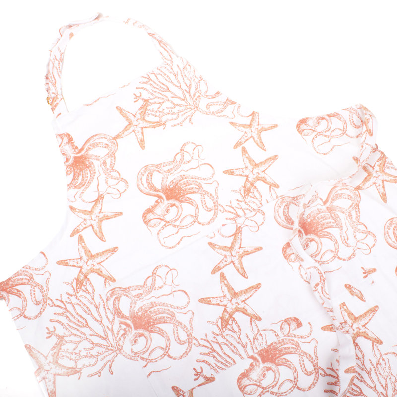 Floral Cotton Chefs Apron