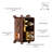 Calder 2 Functions Wall Mounted Square Shower System in Brushed Gold
