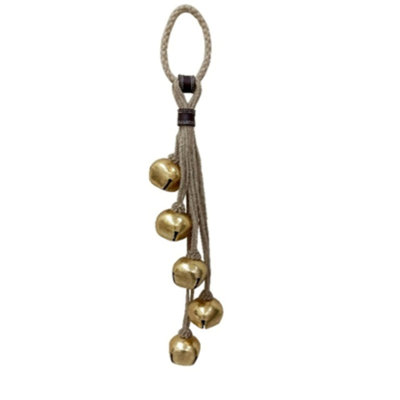 24" gold jingle cluster bells