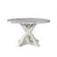 Ensemble repas 5 pièces avec table ronde Canova - gris foncé