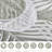 5-Piece Oversized Jacquard Matelasse Leaf Damask Bedspread Set Textured Dot Scalled Edge Border-116270516-116270519