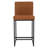 Modern 2 Sets Bar Stools with Back,Upholstered Counter Height Bar Stools with Handle,Vintage Fabric Bar Chairs