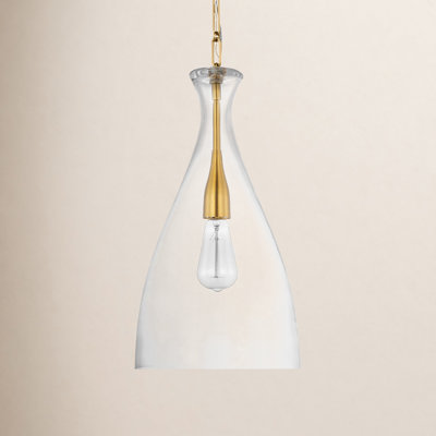 Giacomo Single Light Glass Dimmable Pendant