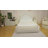 Sit-up Back Comfort Linen-look Textured Ivory Bed Rest Headboard Wedge Reading Pillow Back Support Compression-77462737