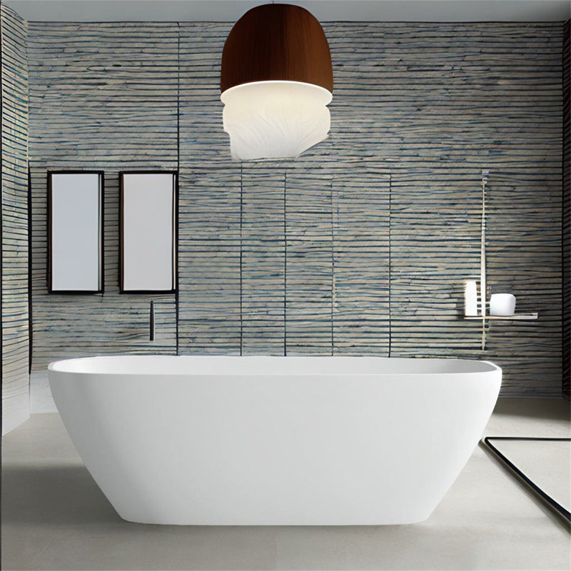 67'' x 29.5'' Solid Surface Bathtub