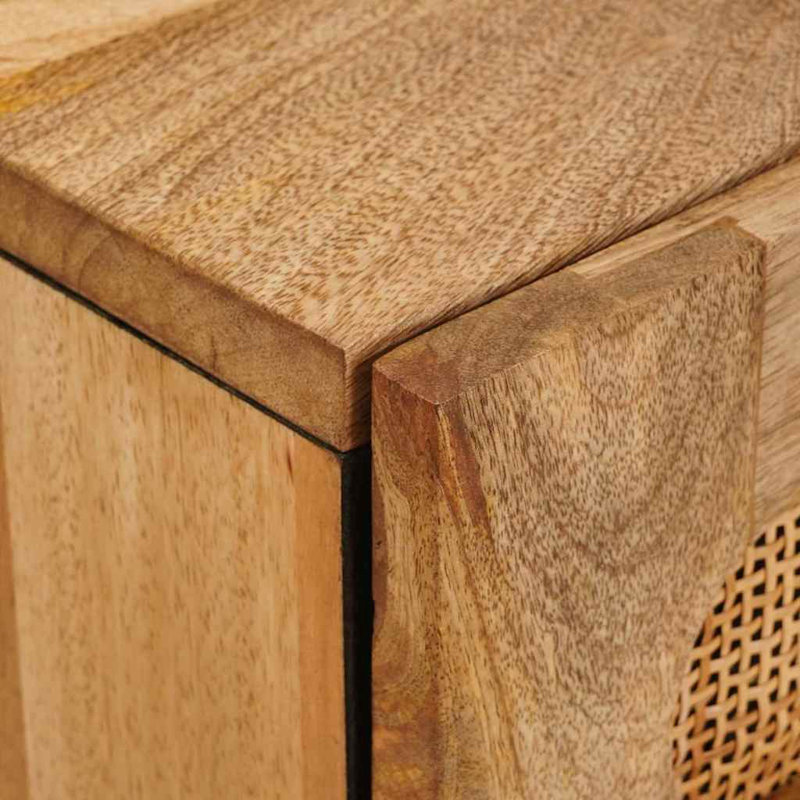50cm W Solid Wood Bedside Table